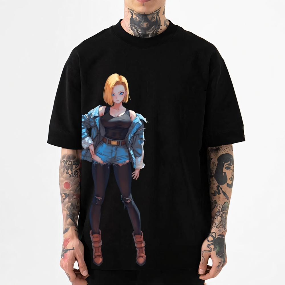 Android 18 Japanese Style Classic Tee