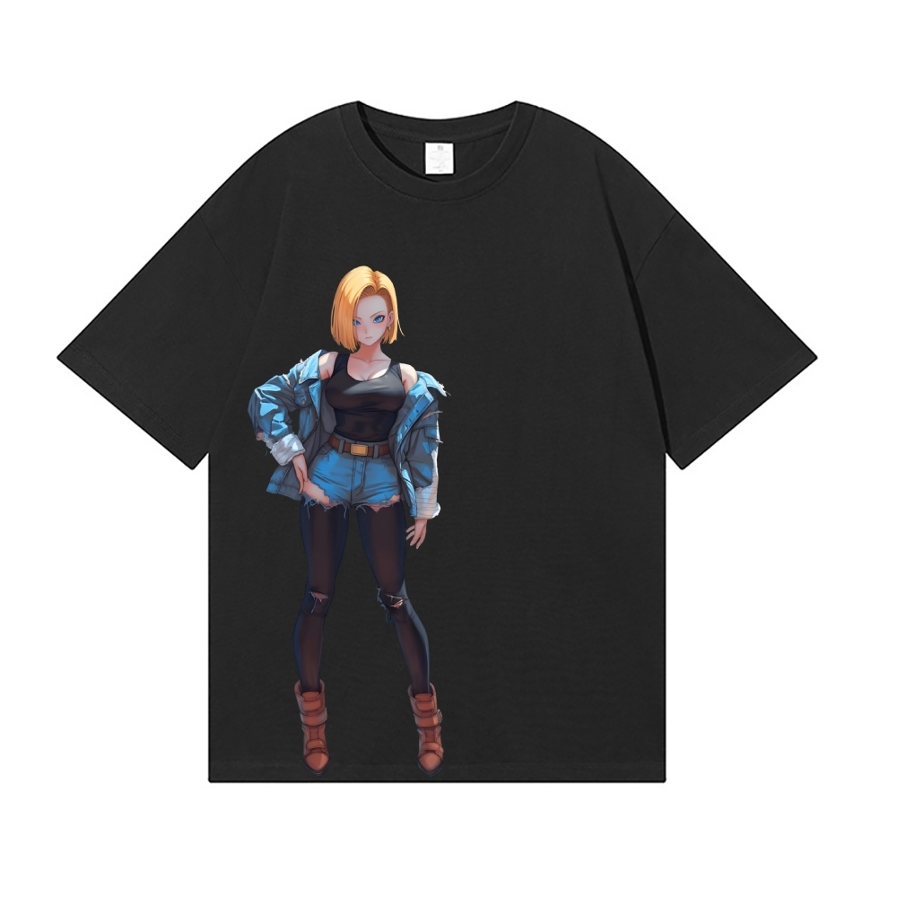 Android 18 Japanese Style Classic Tee
