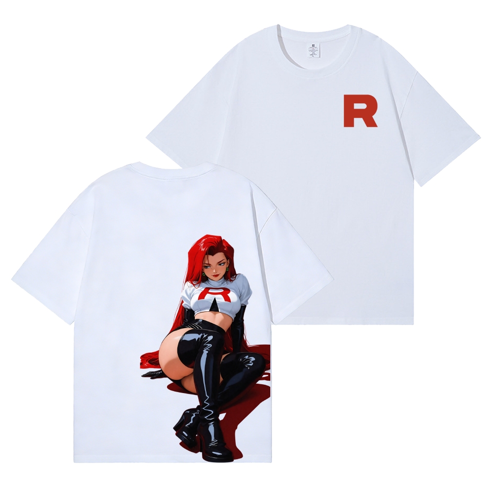 Rocket Girl Jessie Back Art Cotton Tee