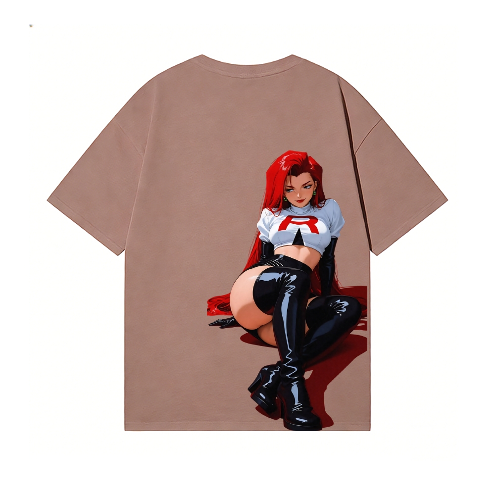 Rocket Girl Jessie Back Art Cotton Tee