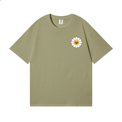 TM Sunflower Back Art Cotton Tee