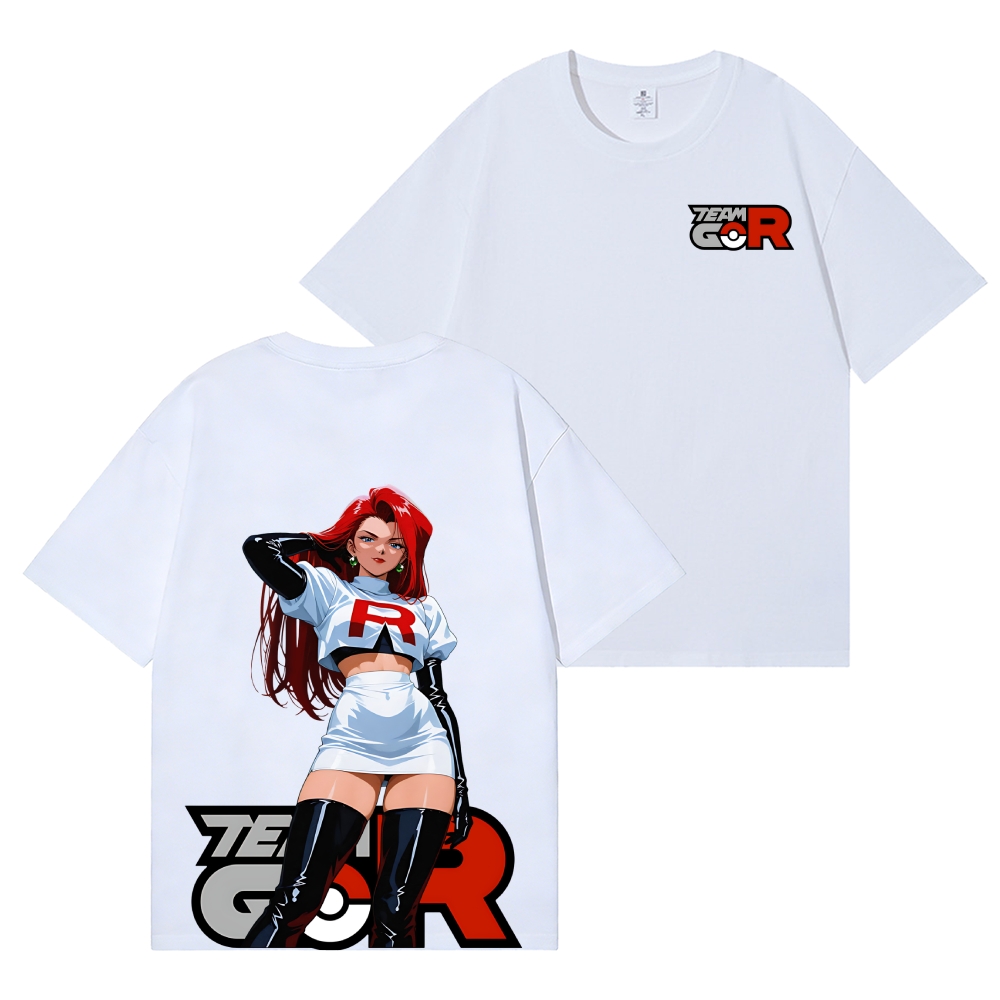 Rocket Girl Jessie Back Art Cotton Tee