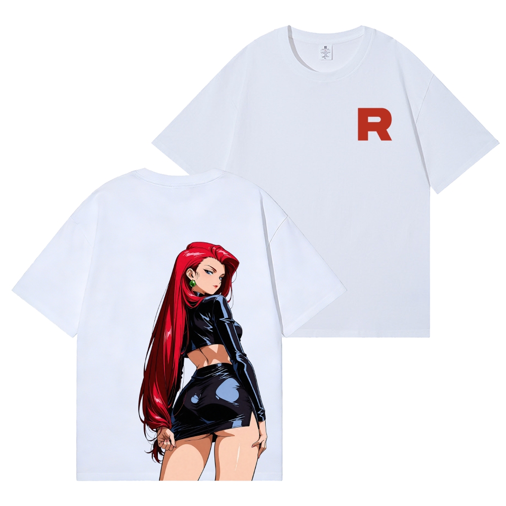 Rocket Girl Jessie Back Art Cotton Tee