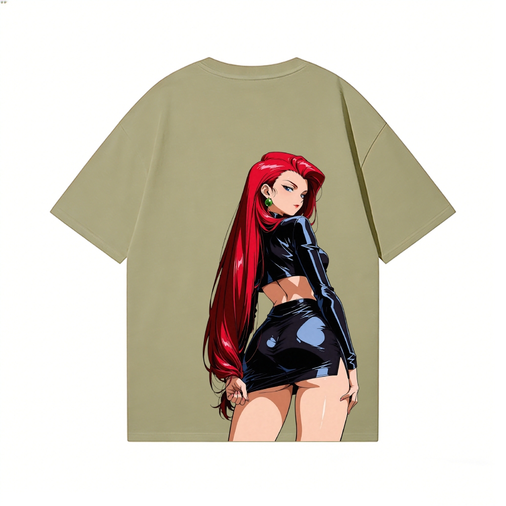 Rocket Girl Jessie Back Art Cotton Tee