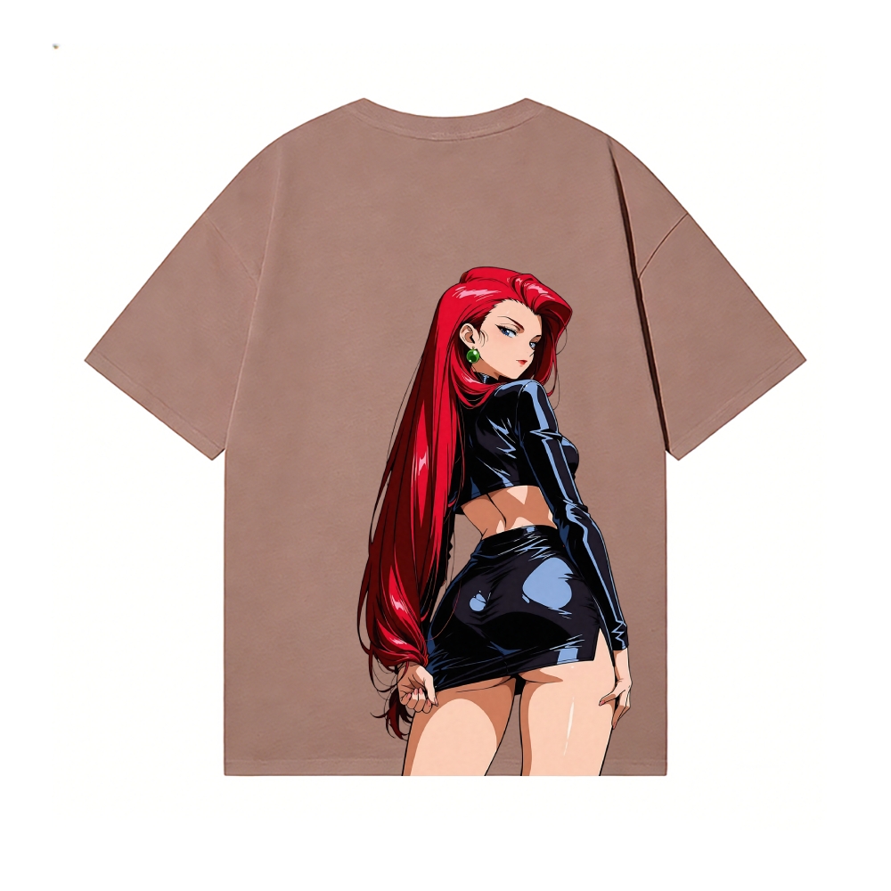 Rocket Girl Jessie Back Art Cotton Tee