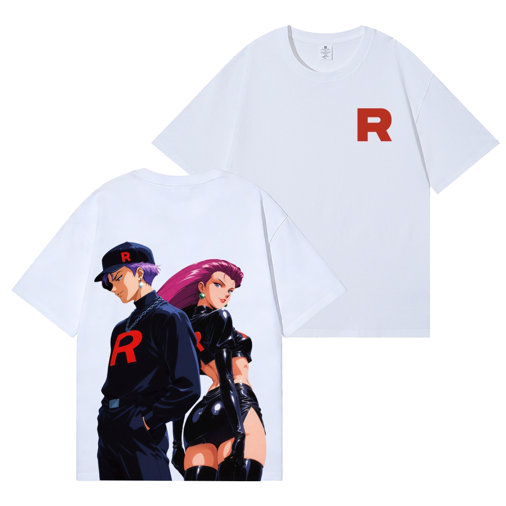 Rocket Girl Jessie Back Art Cotton Tee