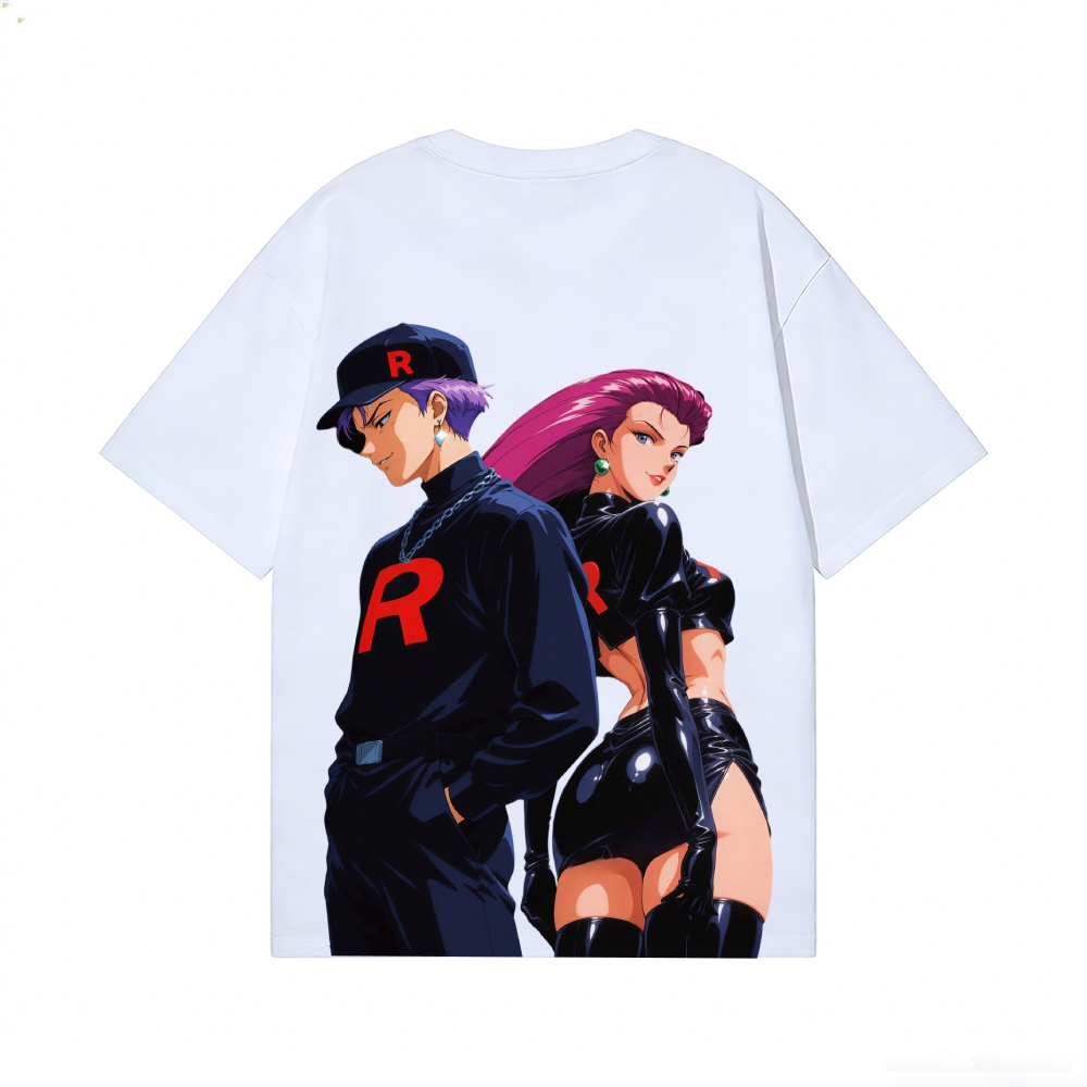 Rocket Girl Jessie Back Art Cotton Tee