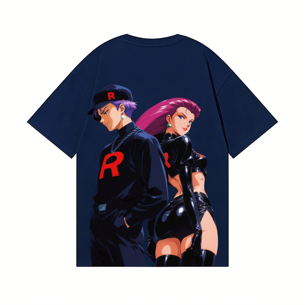 Rocket Girl Jessie Back Art Cotton Tee