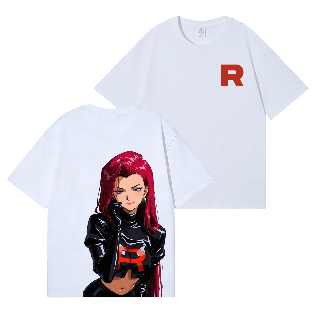 Rocket Girl Jessie Back Art Cotton Tee