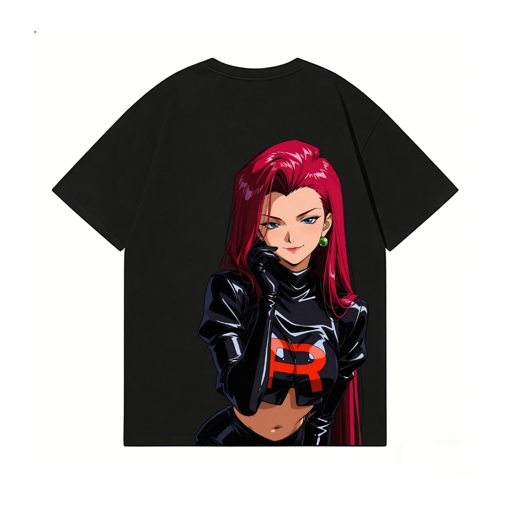 Rocket Girl Jessie Back Art Cotton Tee
