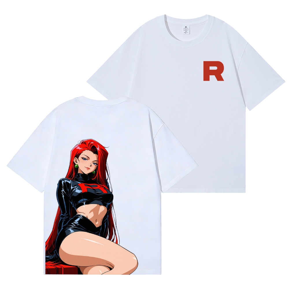 Rocket Girl Jessie Back Art Cotton Tee