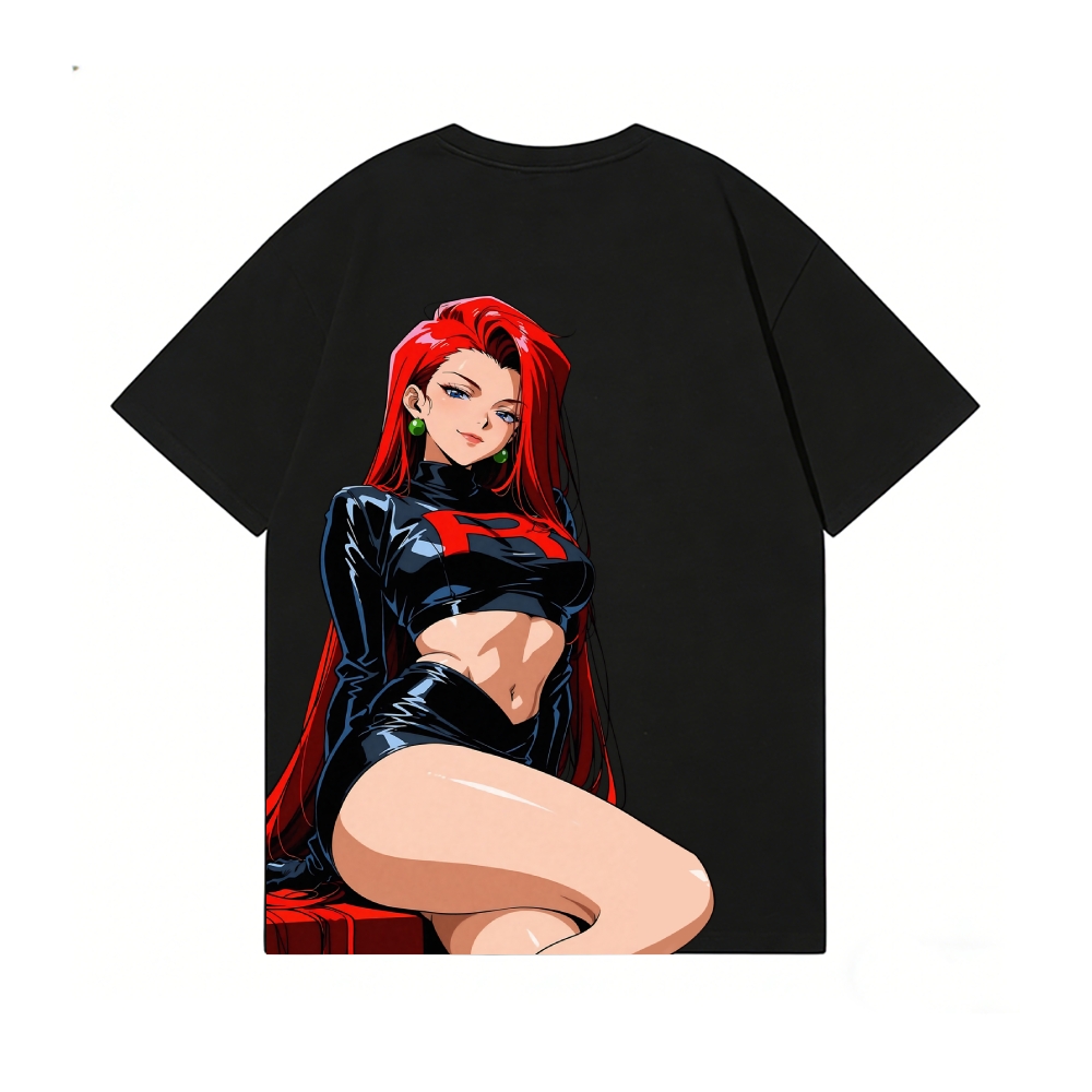 Rocket Girl Jessie Back Art Cotton Tee