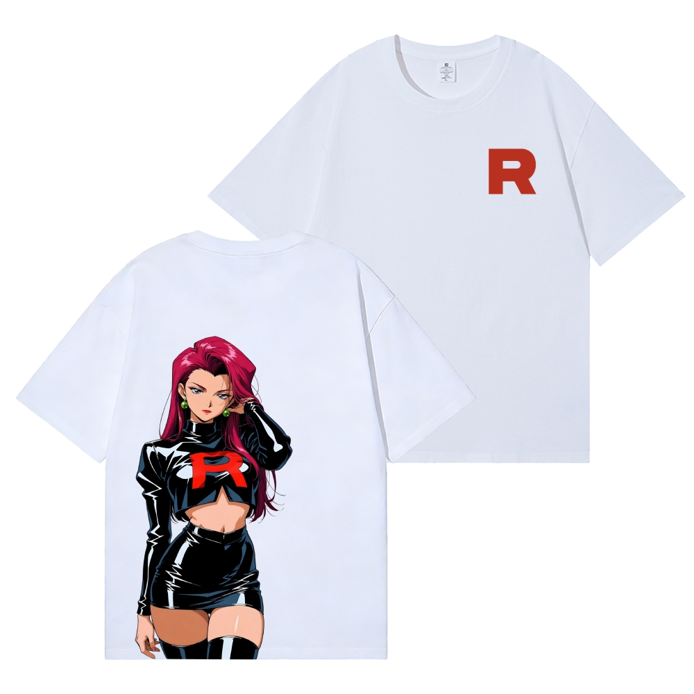 Rocket Girl Jessie Back Art Cotton Tee