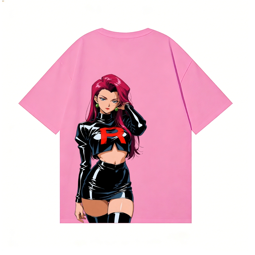 Rocket Girl Jessie Back Art Cotton Tee