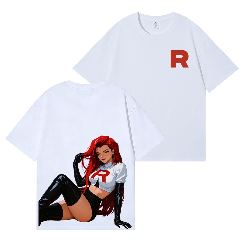 Rocket Girl Jessie Back Art Cotton Tee