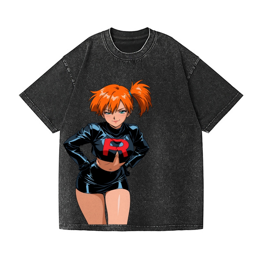 Misty Vintage Wash Japanese Design T-Shirt