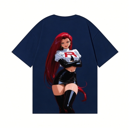 Rocket Girl Jessie Rocket Girl Jessie Back Art Cotton Tee