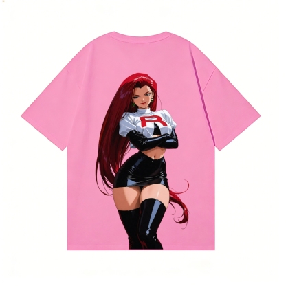 Rocket Girl Jessie Rocket Girl Jessie Back Art Cotton Tee