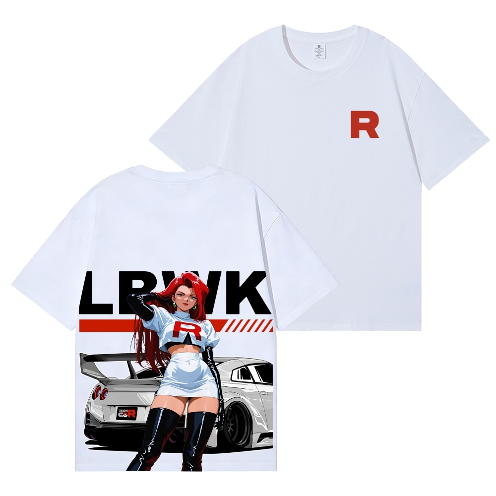 Rocket Girl Jessie Rocket Girl Jessie Back Art Cotton Tee