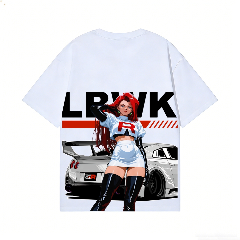 Rocket Girl Jessie Rocket Girl Jessie Back Art Cotton Tee