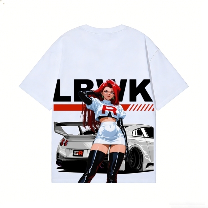 Rocket Girl Jessie Rocket Girl Jessie Back Art Cotton Tee