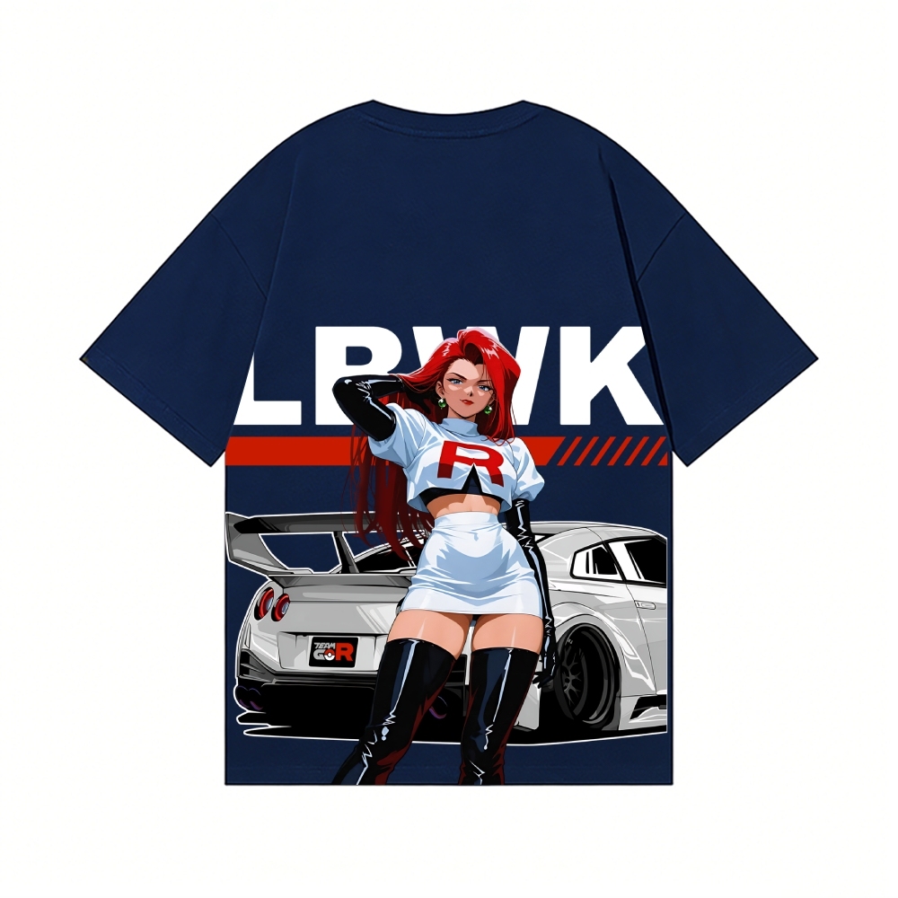 Rocket Girl Jessie Rocket Girl Jessie Back Art Cotton Tee