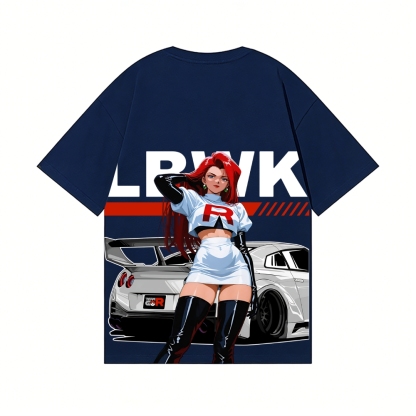 Rocket Girl Jessie Rocket Girl Jessie Back Art Cotton Tee