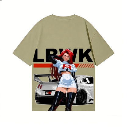 Rocket Girl Jessie Rocket Girl Jessie Back Art Cotton Tee