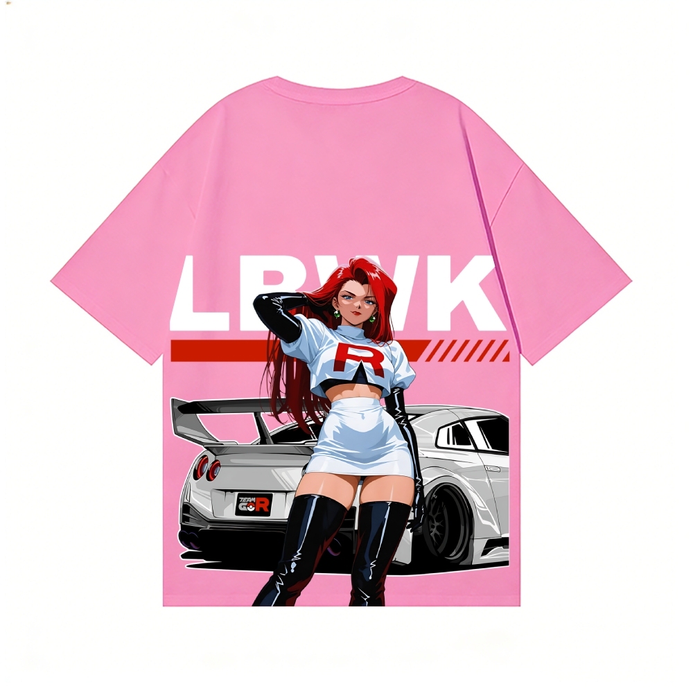 Rocket Girl Jessie Rocket Girl Jessie Back Art Cotton Tee