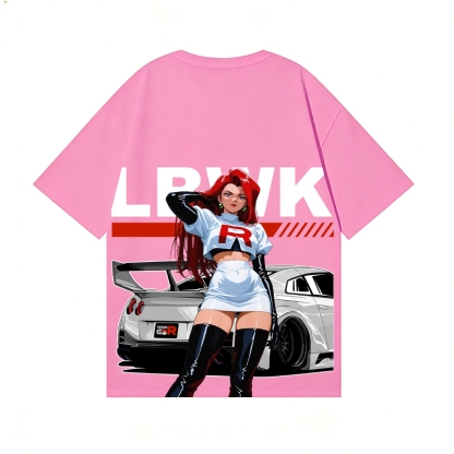 Rocket Girl Jessie Rocket Girl Jessie Back Art Cotton Tee