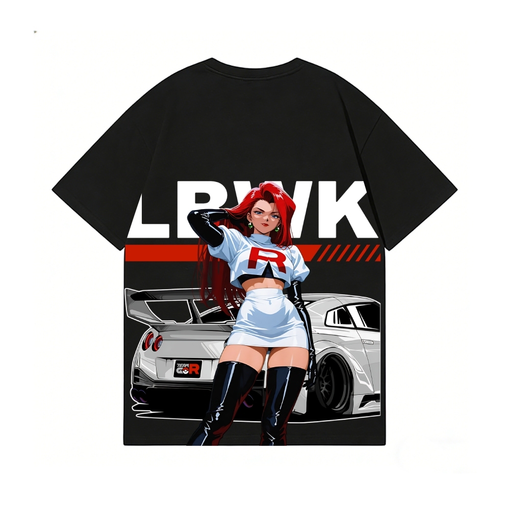 Rocket Girl Jessie Rocket Girl Jessie Back Art Cotton Tee