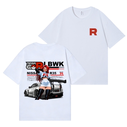 Rocket Girl Jessie Rocket Girl Jessie Back Art Cotton Tee