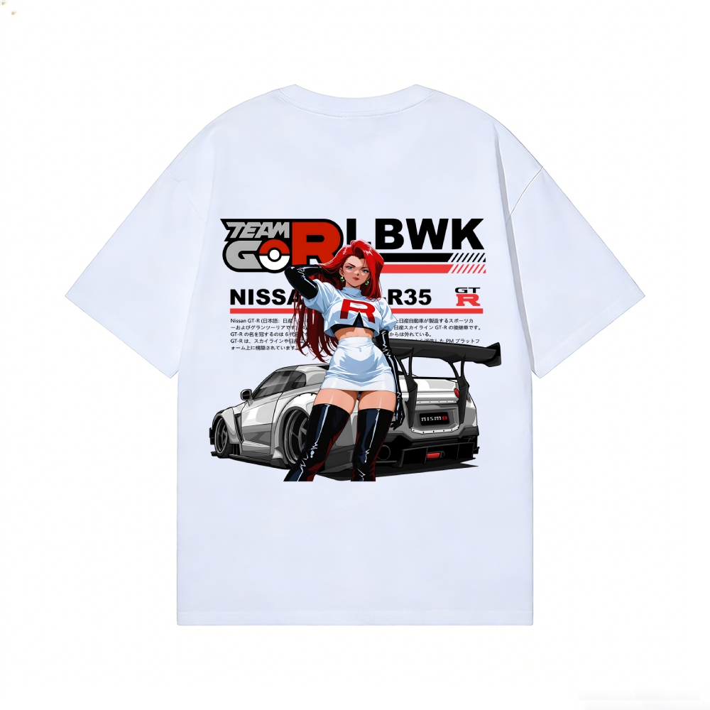 Rocket Girl Jessie Rocket Girl Jessie Back Art Cotton Tee