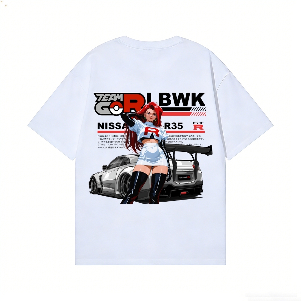 Rocket Girl Jessie Rocket Girl Jessie Back Art Cotton Tee