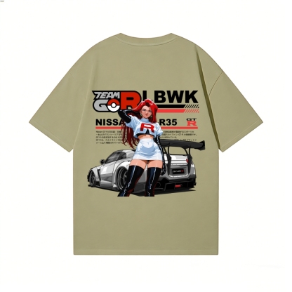 Rocket Girl Jessie Rocket Girl Jessie Back Art Cotton Tee