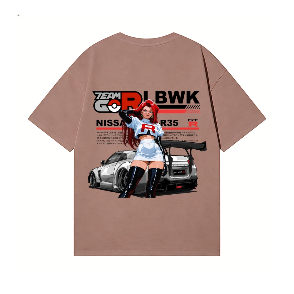 Rocket Girl Jessie Rocket Girl Jessie Back Art Cotton Tee