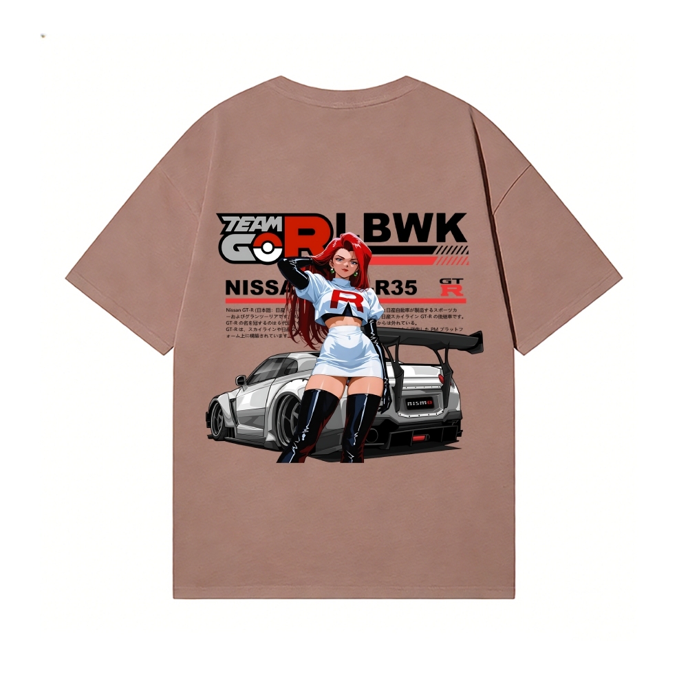 Rocket Girl Jessie Rocket Girl Jessie Back Art Cotton Tee