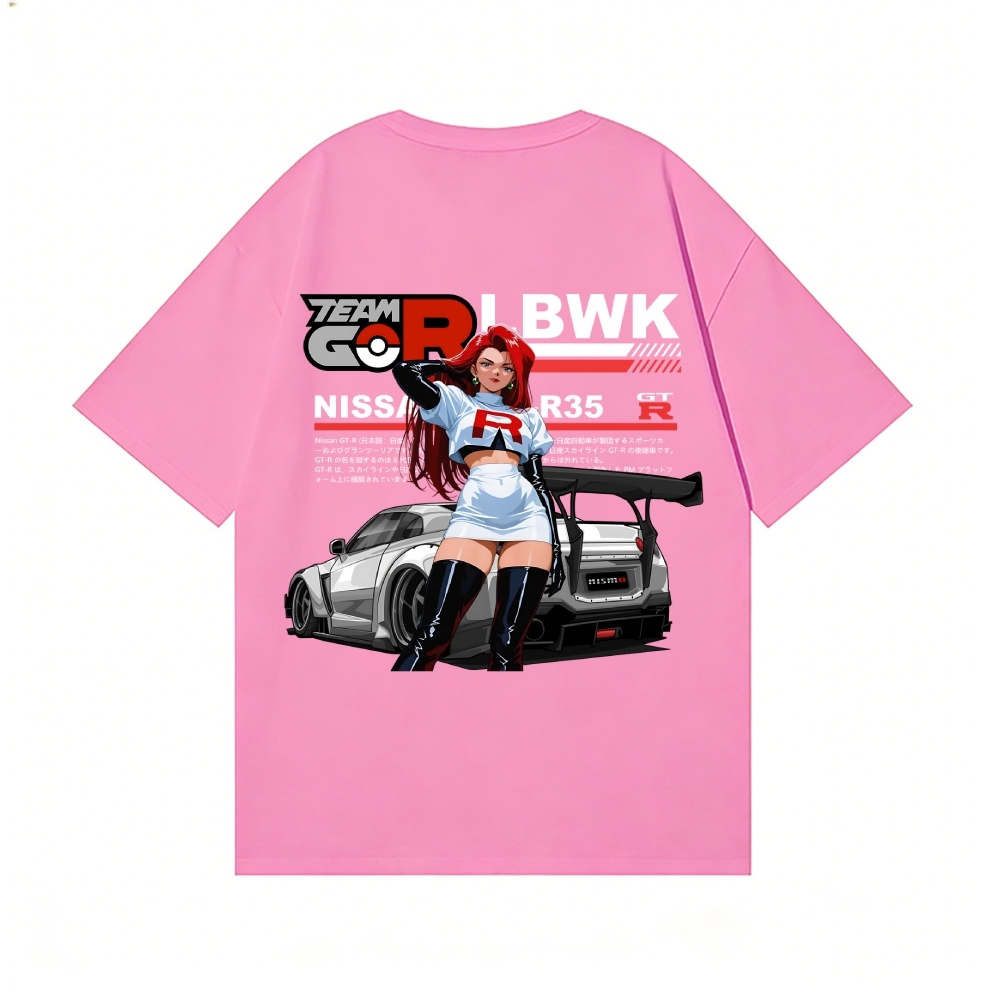 Rocket Girl Jessie Rocket Girl Jessie Back Art Cotton Tee