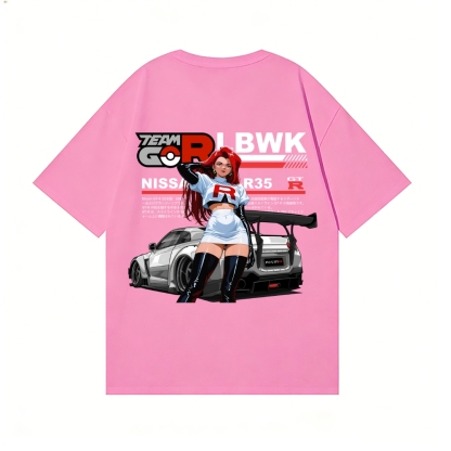 Rocket Girl Jessie Rocket Girl Jessie Back Art Cotton Tee