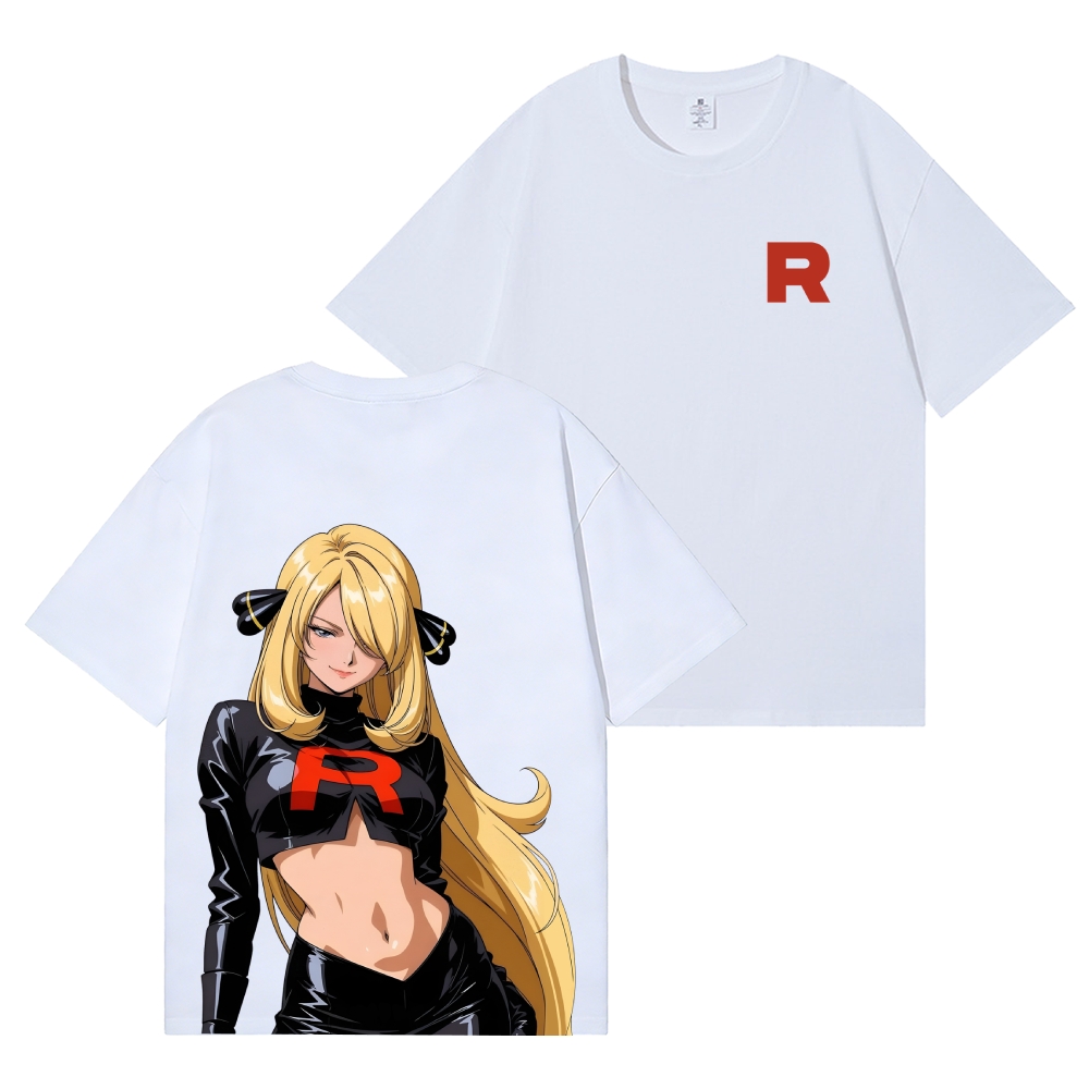 Rocket Girl Cynthia Back Art Cotton Tee