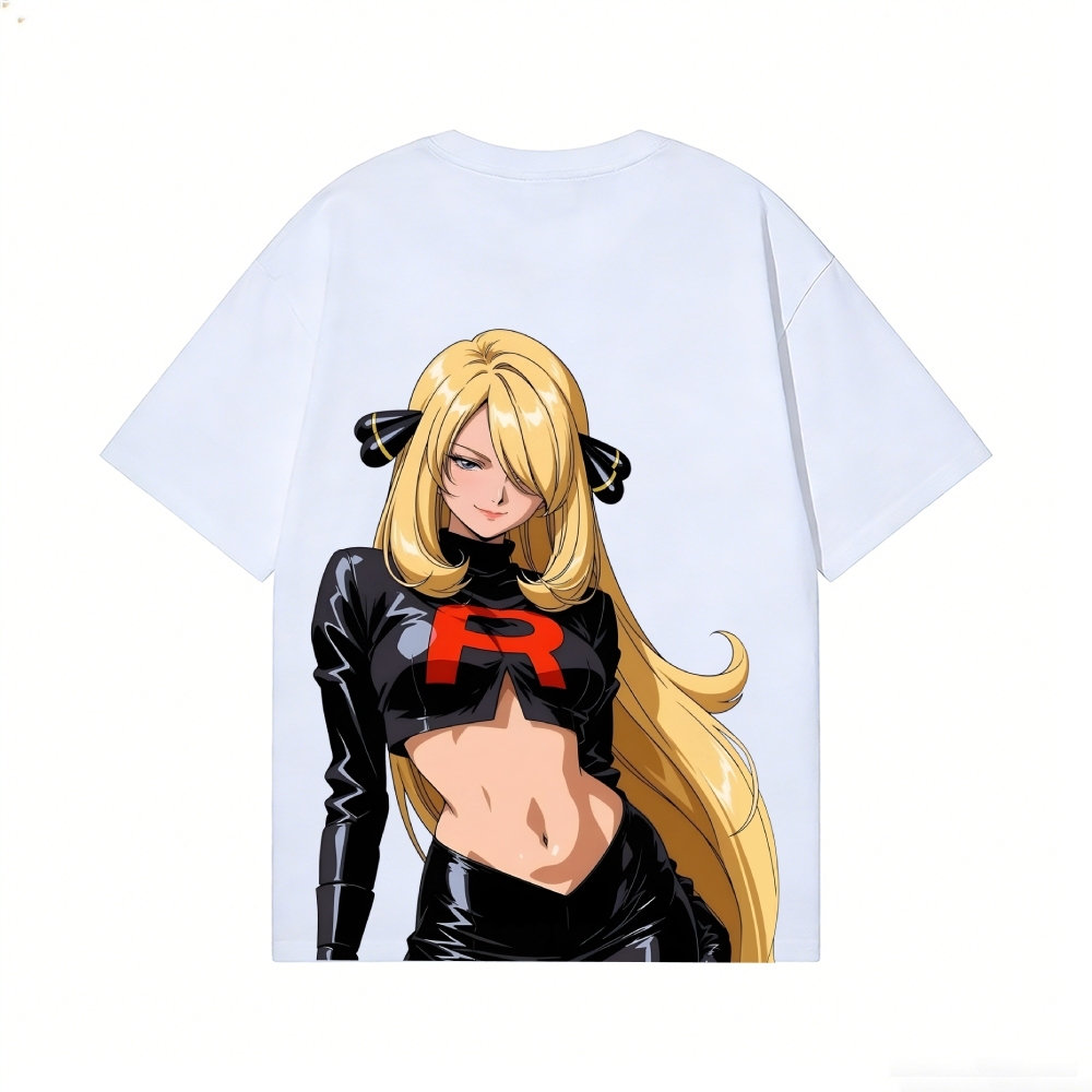 Rocket Girl Cynthia Back Art Cotton Tee
