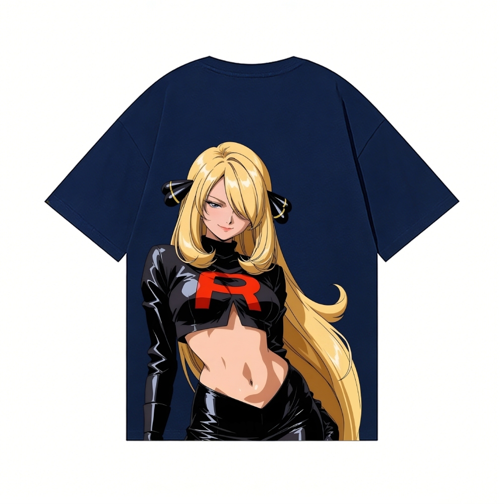 Rocket Girl Cynthia Back Art Cotton Tee