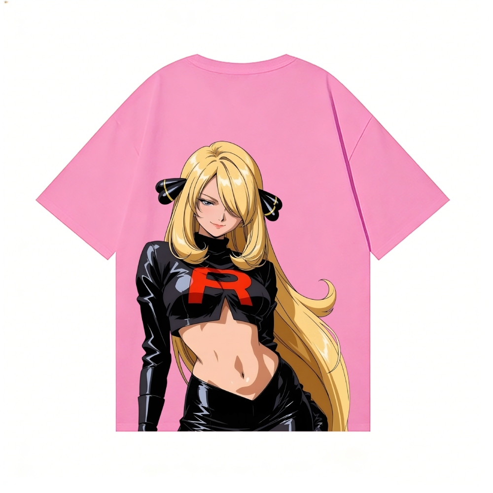 Rocket Girl Cynthia Back Art Cotton Tee