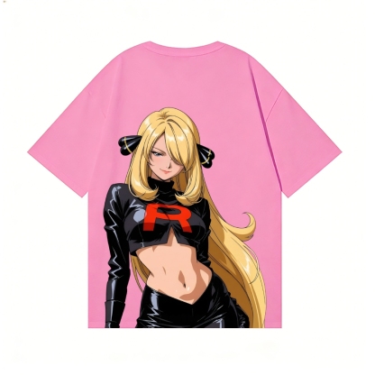 Rocket Girl Cynthia Back Art Cotton Tee