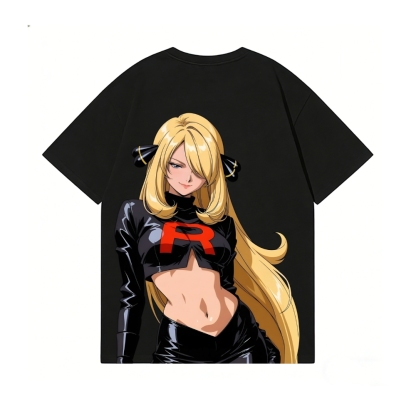 Rocket Girl Cynthia Back Art Cotton Tee