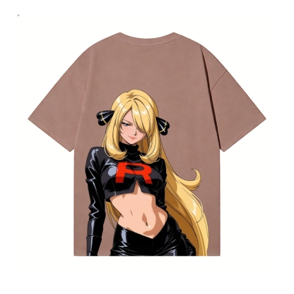 Rocket Girl Cynthia Back Art Cotton Tee