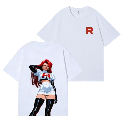 Rocket Girl Jessie Rocket Girl Jessie Back Art Cotton Tee