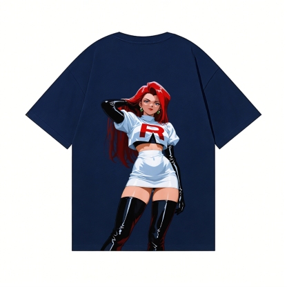 Rocket Girl Jessie Rocket Girl Jessie Back Art Cotton Tee