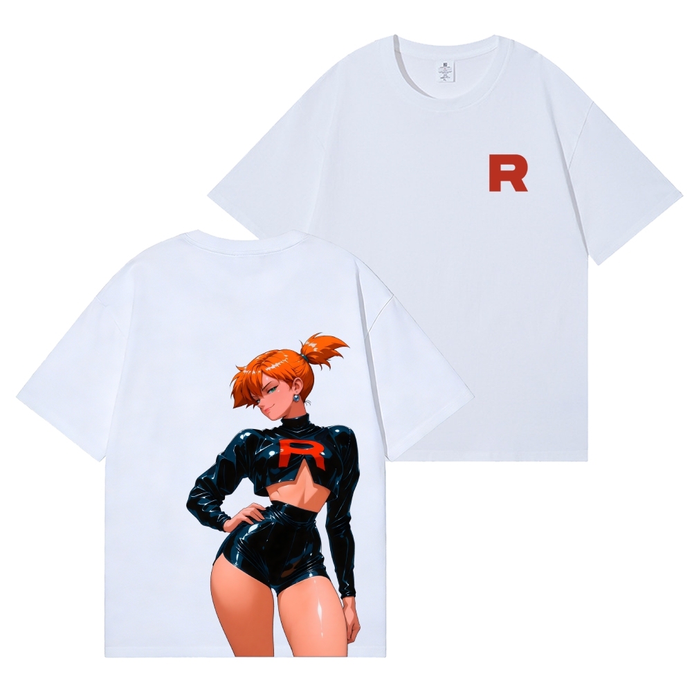 Rocket Girl Misty Back Art Cotton Tee