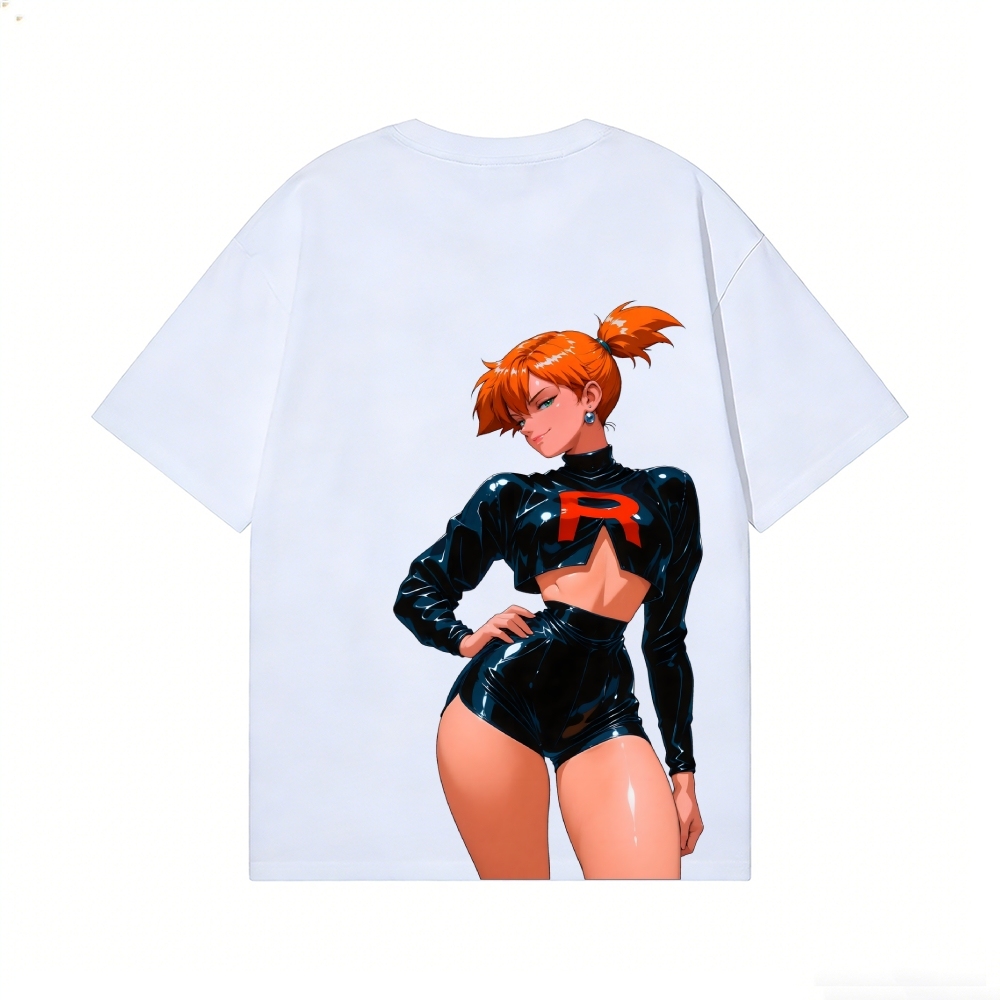 Rocket Girl Misty Back Art Cotton Tee